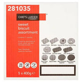 Chef's Larder Sweet Biscuit Assortment 5 x 400g  Adomoo